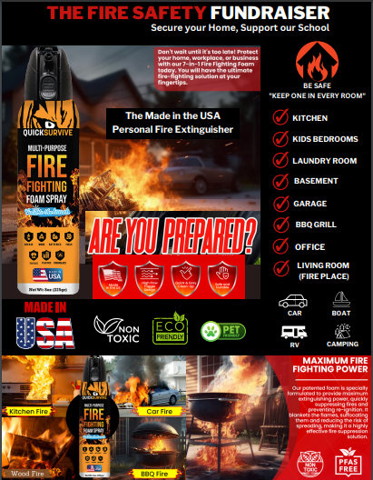 Fire Safety Fundraiser Brochure